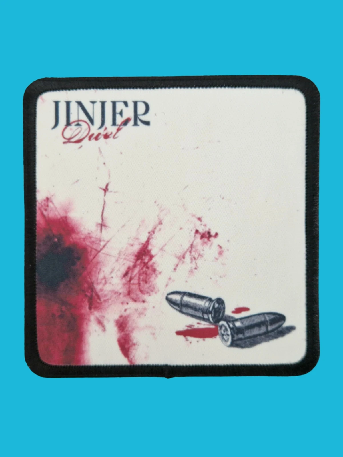 Patch Jinjer - Duél - Imprimé - Carré de 7,5 x 7,5 centimètres
